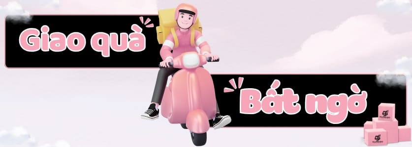 giao quà bất ngờ