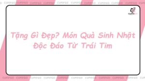 Tặng Gì Đẹp? Món Quà Sinh Nhật Độc Đáo Từ Trái Tim