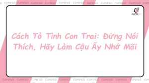 Cách tỏ tình con trai