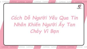 CÁCH xin lỗi