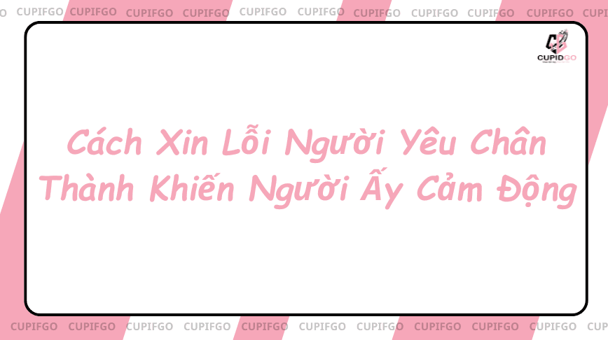 cách xin lỗi