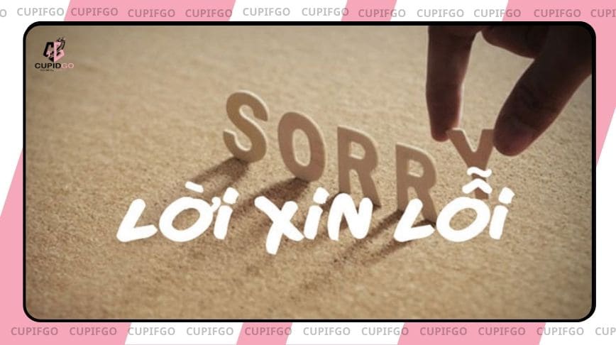 cách xin lỗi chân thành