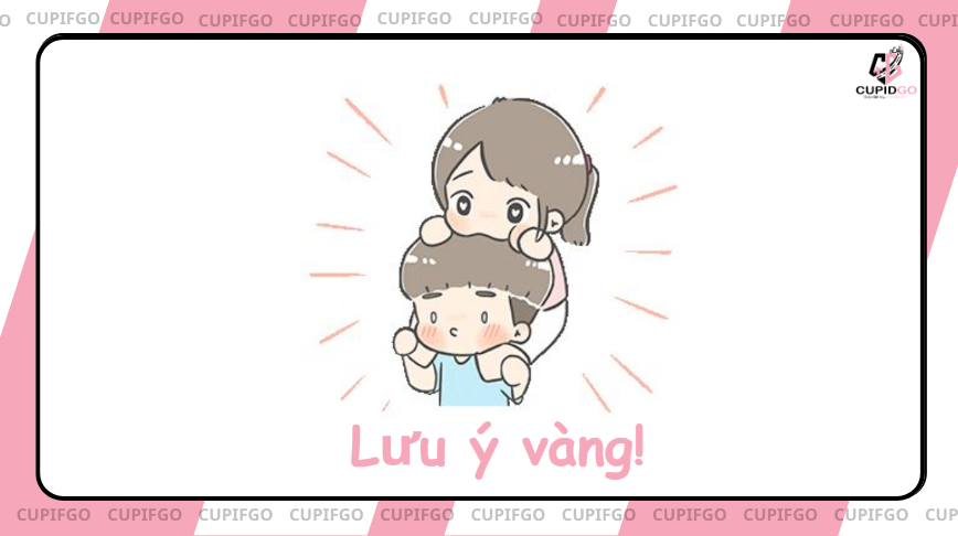 Những lưu ý trước khi làm lành