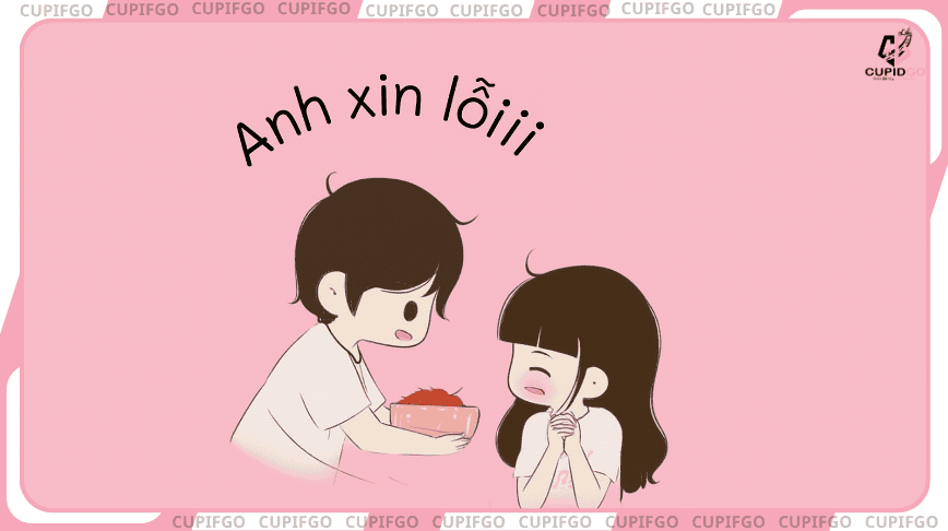 Cách dùng hành động để xin lỗi khi người yêu giận