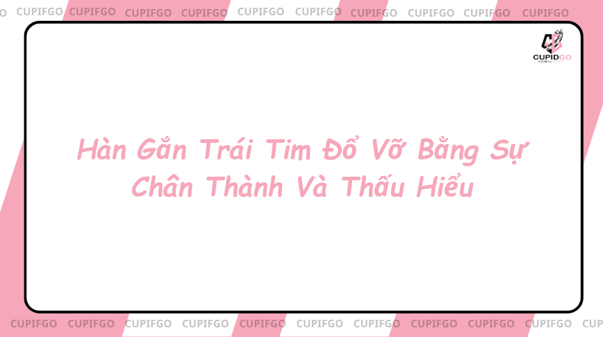 Hàn gắn tình yêu