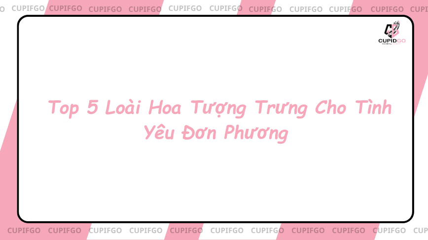 loài hoa tượng trưng cho tình yêu đơn phương