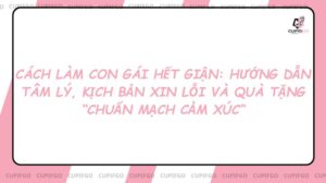 cách làm con gái hết giận