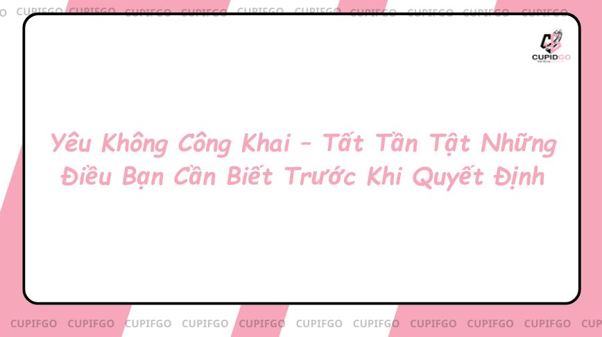 yêu không công khai